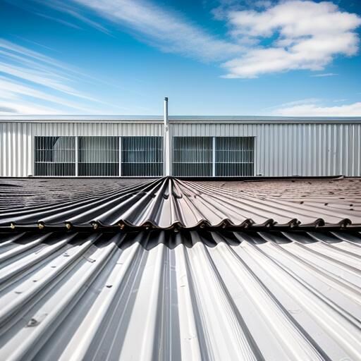 clean commercial roof done by coastal shine property services exterior cleaning Jacksonville Florida